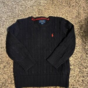 Polo by Ralph Lauren Navy Cable-Knit Sweater